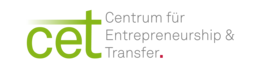 Logo mit Text "Centrum für Entre­preneur­ship & Transfer"