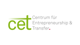 Logo mit Text "Centrum für Entre­preneur­ship & Transfer"