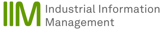 Logo with text "Industrial Information Management"