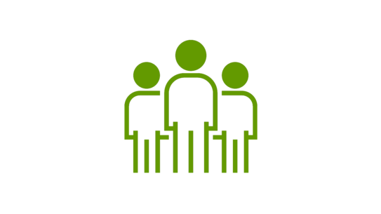 green icon, group of people